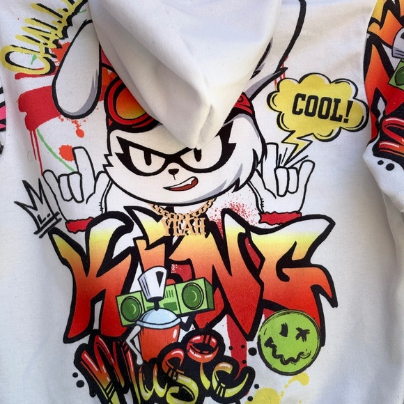 Big Boy “KING” Graphic Hoodie – Size 10 - Picture 2 of 5